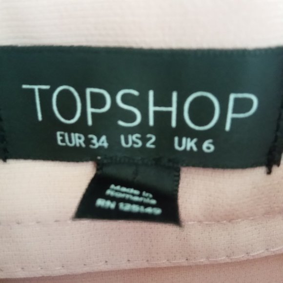 Topshop Dusty Pink Off Shoulder Flutter Summer Dress 2 - Picture 12 of 15